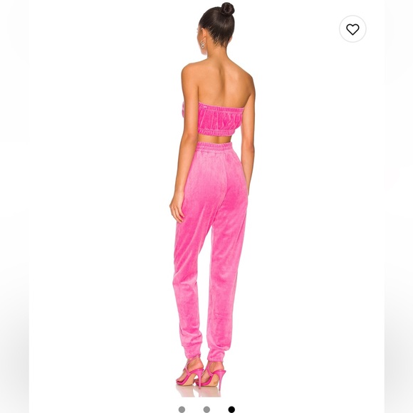 SUPERDOWN Pink Velour Set - Picture 2 of 8